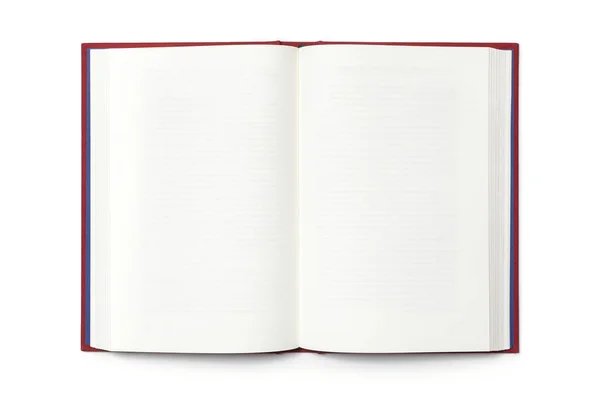 空白の開いている本 — ストック写真