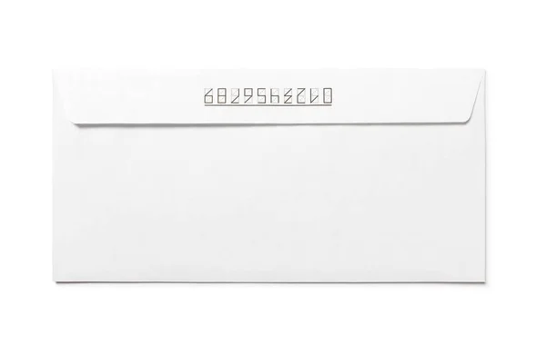 Envelope em branco, para trás — Fotografia de Stock