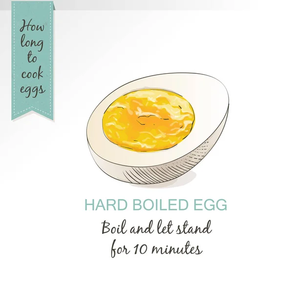 Διάνυσμα μισό, φέτες αυγά — Διανυσματικό Αρχείο