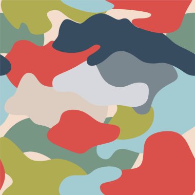 Parlak kamuflaj seamless modeli