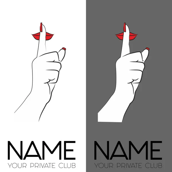 Özel bir kadın kulübü için güzel bir logo.