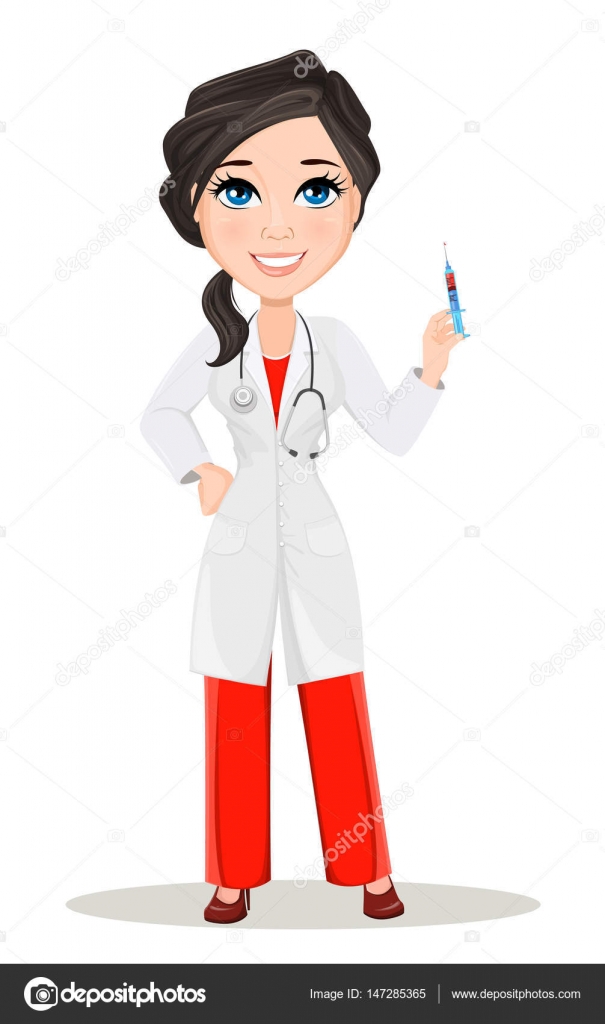 Personagem De Desenho Animado De Mulher Médica. Linda Médica Que Tem Boa  Ideia. Ilustração do Vetor - Ilustração de mulher, enfermeira: 237044098