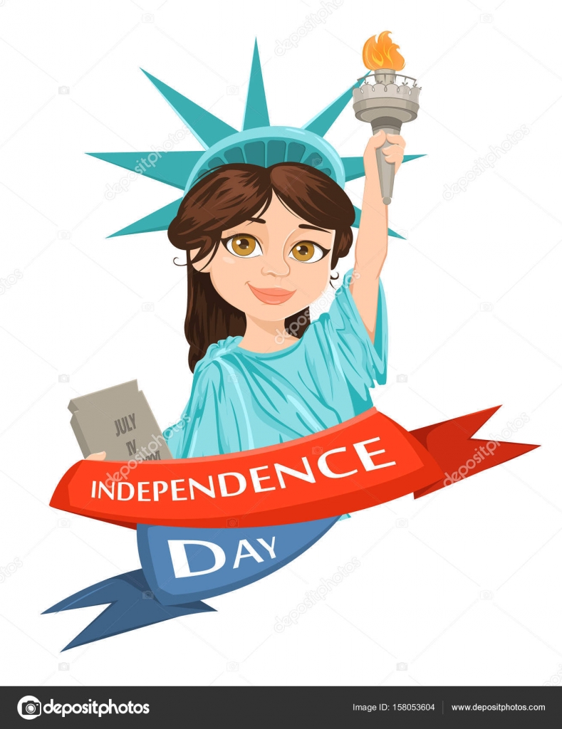 Statua Della Libertà 4 Luglio Giorno Dellindipendenza
