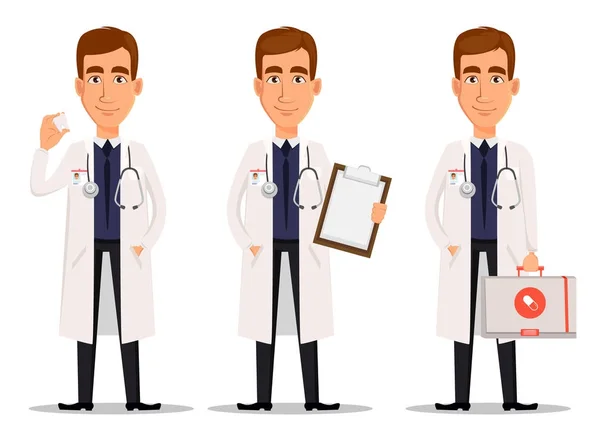 Νέος επαγγελματίας γιατρός, ορισμός — Διανυσματικό Αρχείο
