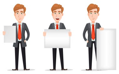 İş adamı sarışın saçlı ayarla