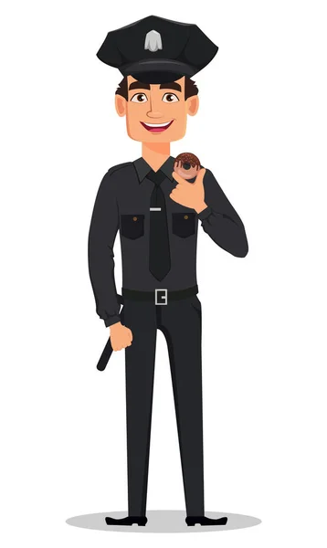 Agent de police, policier — Image vectorielle