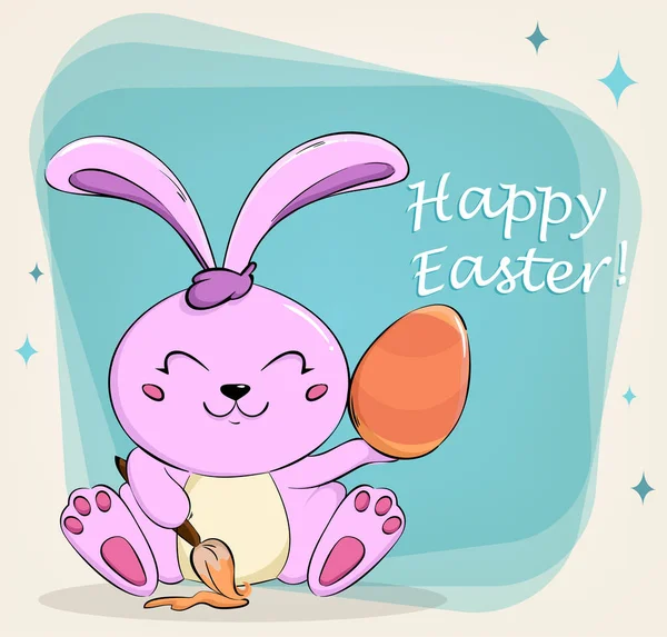 Easter bunny for holiday — Stock Vector