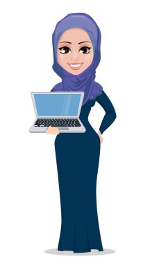 Arapça iş kadın çizgi film karakteri