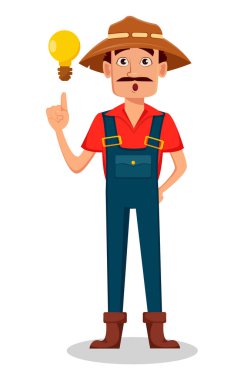 Çiftçi çizgi film karakteri