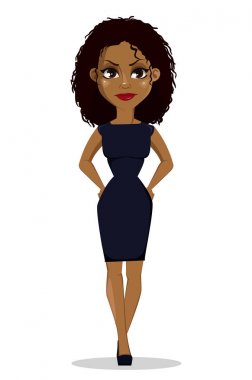 Afrikalı Amerikalı iş kadını 