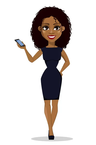 Afroamerikanische Geschäftsfrau — Stockvektor