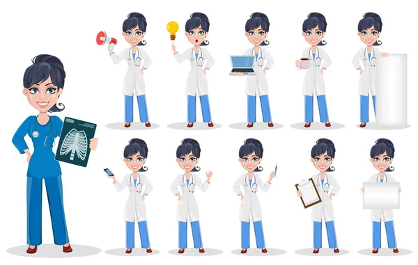 Doktor kadın, profesyonel sağlık personeli,