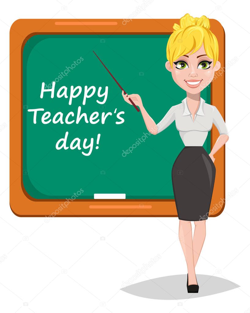 Cheerful female teacher 