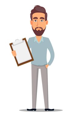 İş adamı rahat kıyafetler içinde