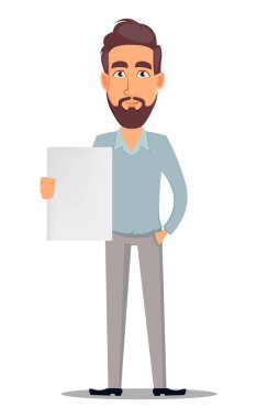 İş adamı rahat kıyafetler içinde