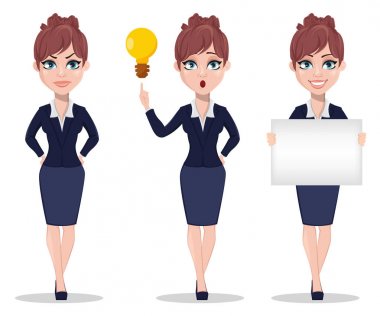 Güzel iş kadını office tarzı giysiler