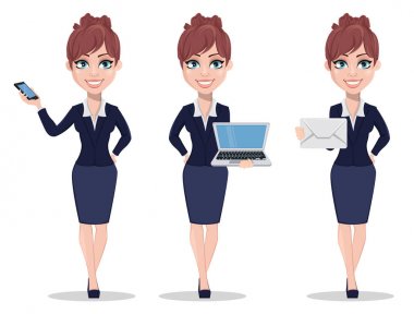 Güzel iş kadını office tarzı giysiler