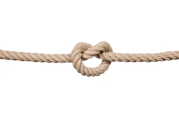 Hemp Rope Knot. — Stock Photo, Image