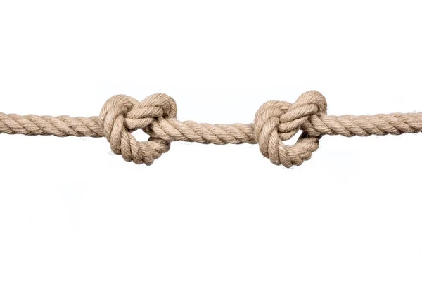 Hemp Rope Knot. — Stock Photo, Image