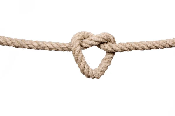 Hemp Rope Knot. — Stock Photo, Image