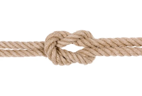 Морской верёвочный узел . — стоковое фото