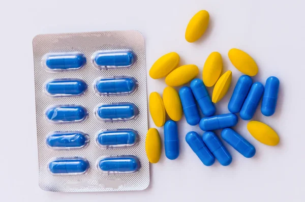 医薬品薬 カプセル抗生物質 — ストック写真
