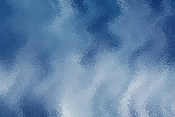 Fundo ou padrão de textura de vidro abstrato azul, modelo de design criativo — Fotografia de Stock
