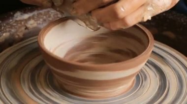 Neriyagi veya nerikomi seramik kil renkli. Kavanoz ya da vazo oluşturma