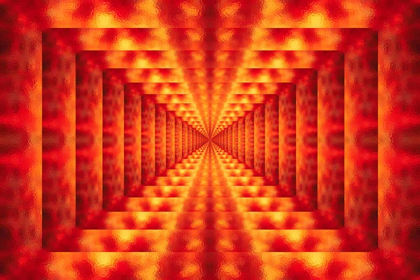 Fundo do túnel de vidro abstrato vermelho, modelo de padrão de design — Fotografia de Stock