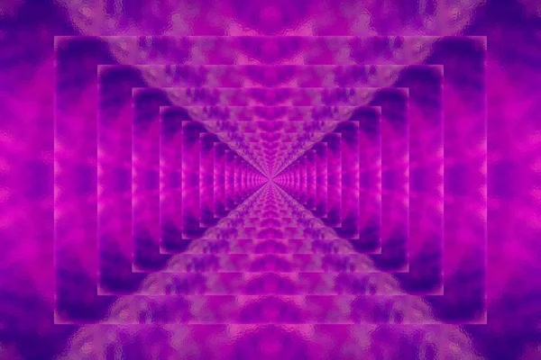 Fundo do túnel de vidro abstrato roxo, modelo de padrão de design — Fotografia de Stock