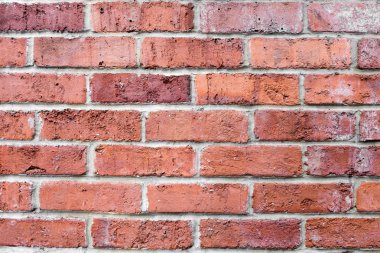 Turuncu kahverengi tuğla duvar yatay. Arka plan tasarımı için.
