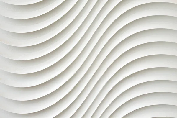 Tekstur dinding putih, pola abstrak, gelombang modern, latar belakang lapisan tumpang tindih geometris Stok Foto Bebas Royalti