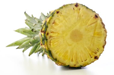 Bir ananas yaprağı ile başkanı 