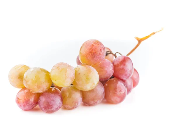 Крупный план кучи желтого и красного винограда — стоковое фото