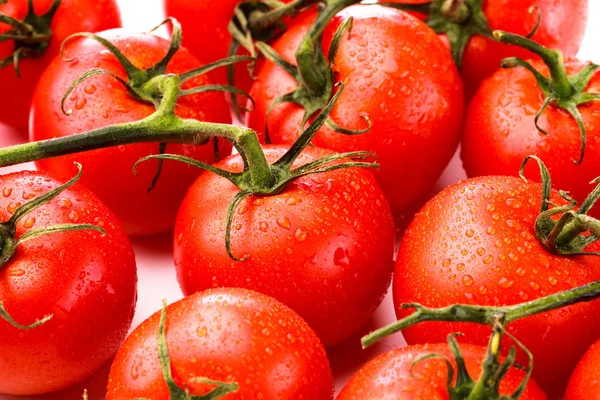 新鮮な赤いトマトのクローズ アップ — ストック写真