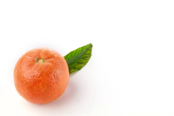 Eine ganze Mandarine — Stockfoto