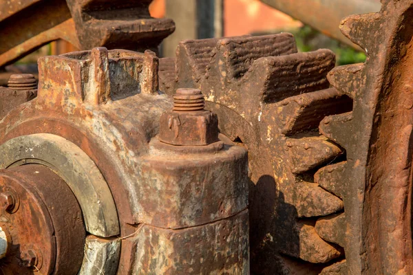 junk yard sugar cane factory old