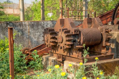 Vintage çelik damıtım terk