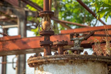 Vintage çelik damıtım terk