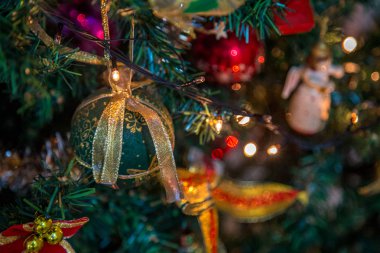 Noel süs kutlama çam