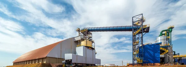 설탕 공장 산업 선 생산 지팡이 프로세스 — 스톡 사진