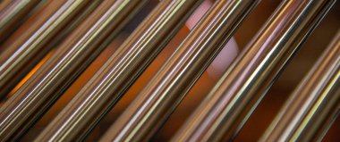 Metalik boru çelik boru yığını