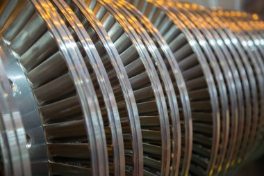 türbini rotor iç çelik makine çekmek