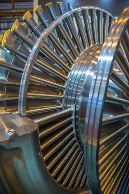 türbini rotor iç çelik makine çekmek