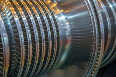 türbini rotor iç çelik makine çekmek