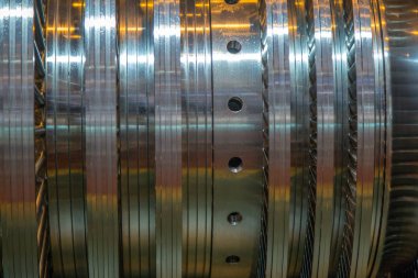 türbini rotor iç çelik makine çekmek