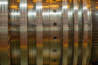 türbini rotor iç çelik makine çekmek