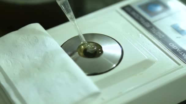 医用实验室试验工具液 — 图库视频影像