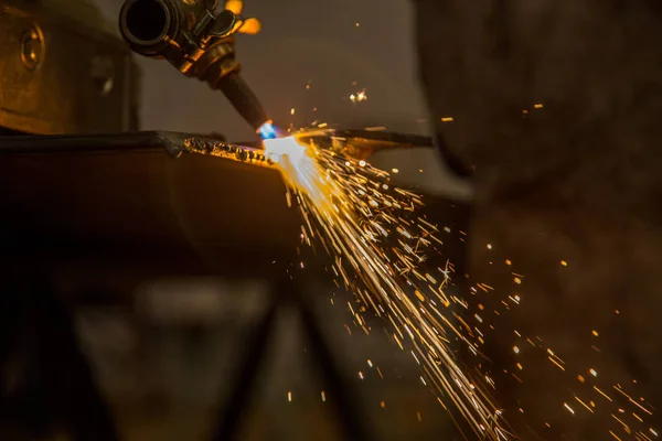 Funkenindustrie Produktionsmann — Stockfoto