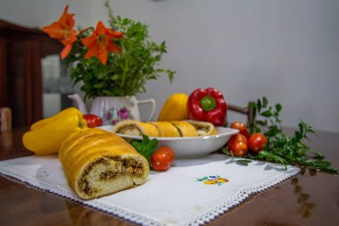 ev yapımı ekmek dolması